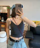 studio 夏季 热辣新款 25Ann 美背吊带带胸垫一体式 V领亲肤柔软美背