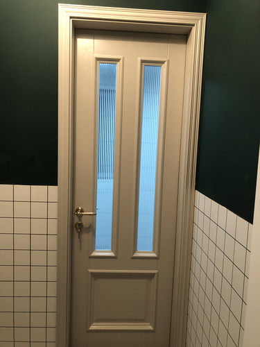 烤漆长虹玻璃圣德科美式轻奢房门