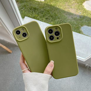 晴雪数码适用苹果14pro液态硅胶手机壳iPhone13pro/12pm/15promax莓果紫简约纯色全包镜头软糯保护套12pro壳