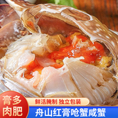 宁波象山舟山特产醉蟹红膏梭子蟹呛蟹咸蟹醉母蟹蟹块膏蟹蟹黄蟹膏