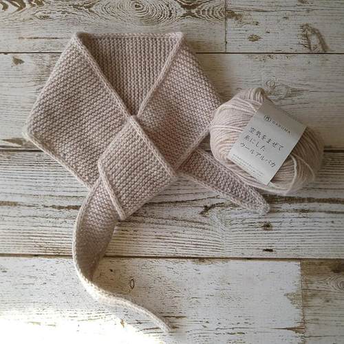 [有视频教程] i-cord棒针小围巾编织材料包 小诺手作编织diy手工