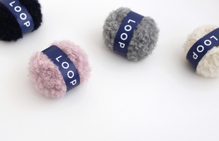 daruma日本横田LOOP秋冬围巾手工diy编织毛线圈圈线无聊手作解闷