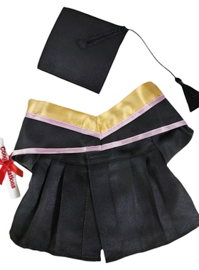 公仔毕业袍学士服玩偶硕士服博士服新加坡国立大学毕业熊NUS定制