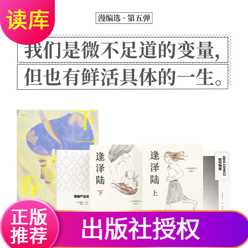 【赠送书衣】漫编选第五弹对女性议题与商业江湖探照漫编室下一个春天BIGCOMIC创刊物语漫画产业论逢泽陆上下5册套装漫画作品读库