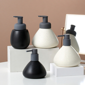 陶瓷皂液发泡洗脸慕斯泡沫洗手液瓶子 瓶 乳液瓶沐浴露瓶按压分装