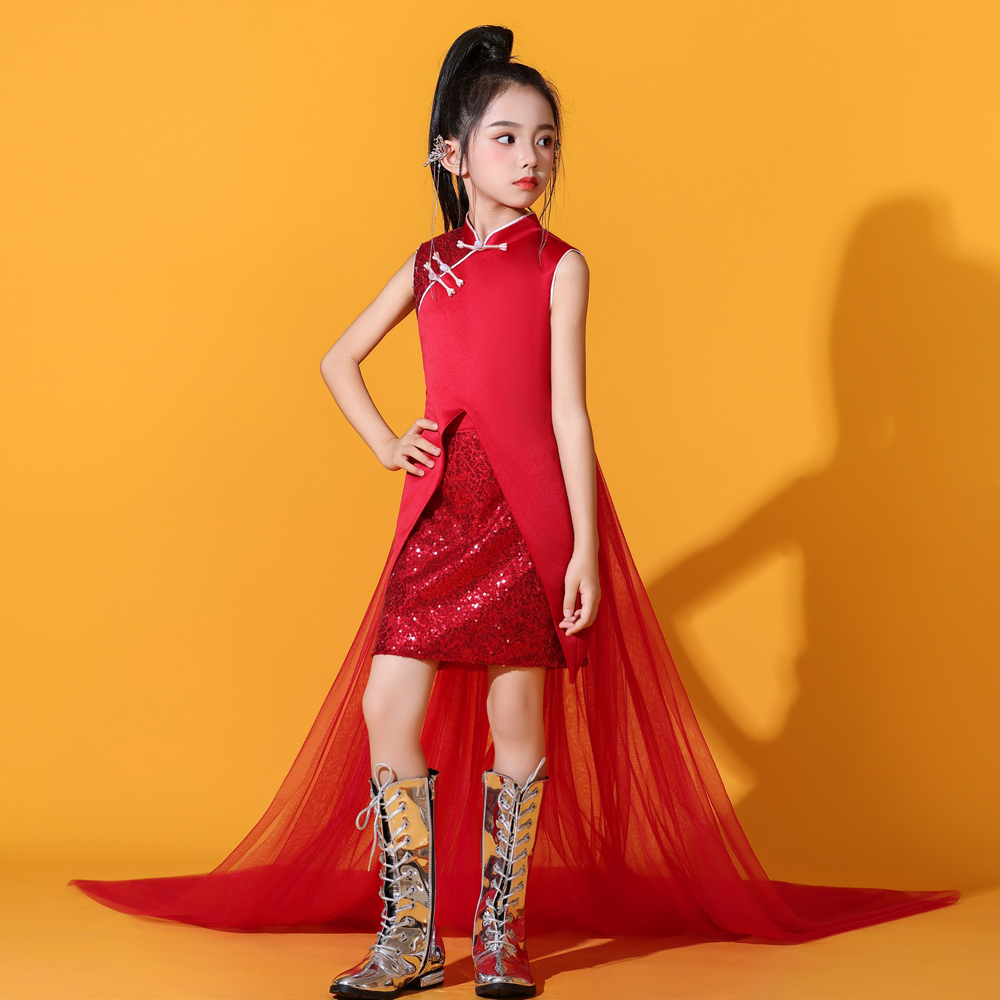 女童新中式礼服时尚潮服