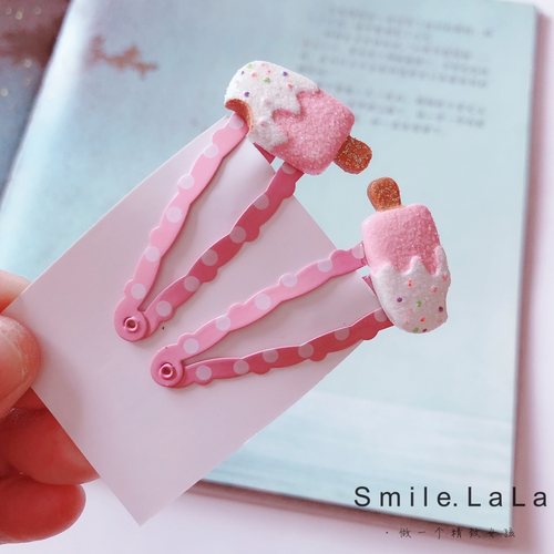 小宝宝可爱冰淇淋发夹可爱发饰