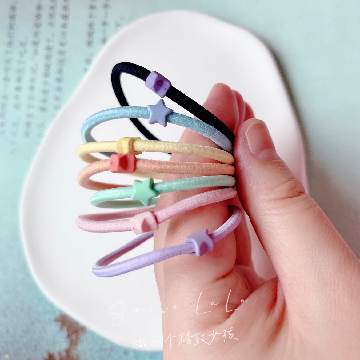 好弹力的马卡龙基础皮筋