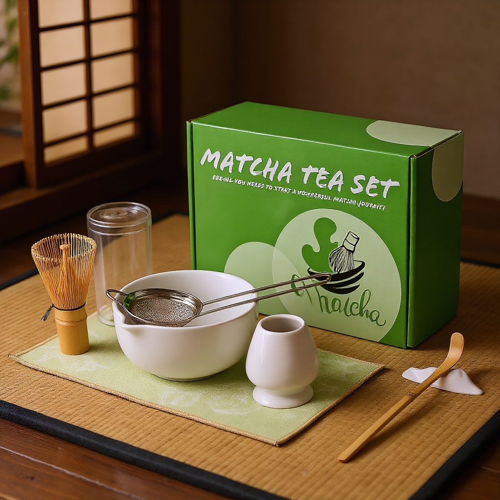 7件套抹茶碗陶瓷抹茶用套装茶筅