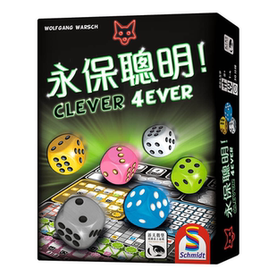 Clever ever 中文正版 永保聪明 骰笔游戏 桌游 Bulygames