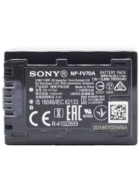索尼NP FV70A AX700 AX100E AX40/60/45 cx900e 原装摄像机电池