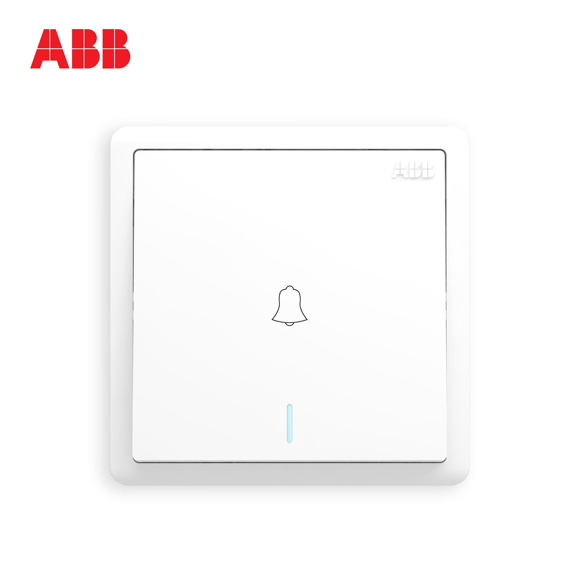 ABB开关插座远致白墙壁86型开关面门铃开关AO429高性价比高么？