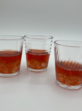 ROUPA罗派钢化玻璃耐热水杯多功能果汁杯咖啡奶茶拿铁外纹杯创意