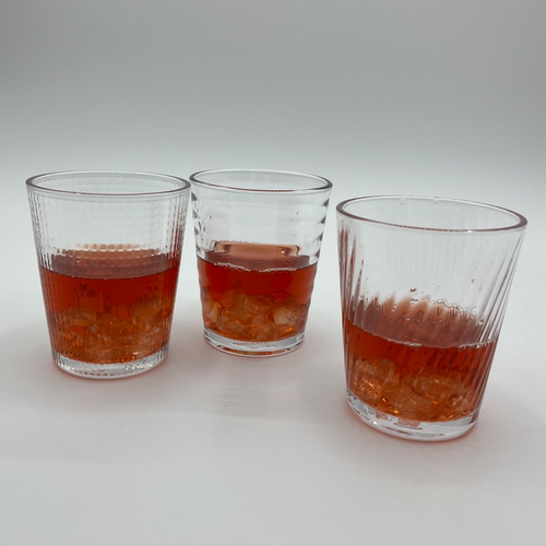 ROUPA罗派钢化玻璃耐热水杯多功能果汁杯咖啡奶茶拿铁外纹杯创意