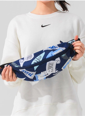 Nike耐克男女运动休闲包便携胸包腰包斜挎包休闲单肩包DB0490