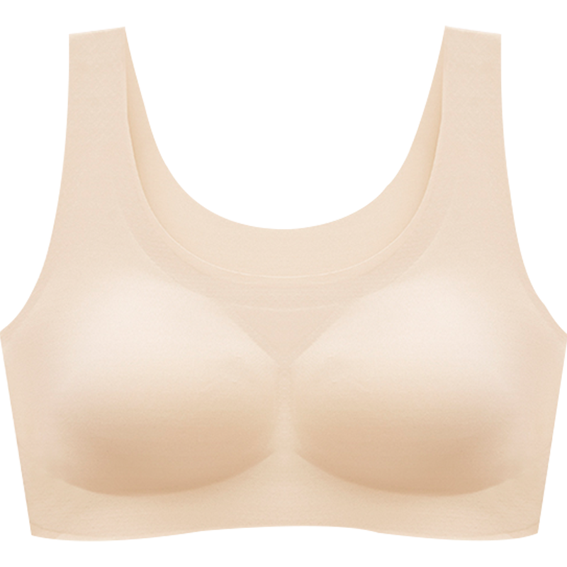 小護(hù)士內(nèi)衣一片式文胸薄款背心式文胸女士無鋼圈莫代爾無痕文胸