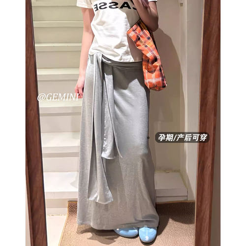孕妇半身裙夏季薄款莫代尔包臀裙