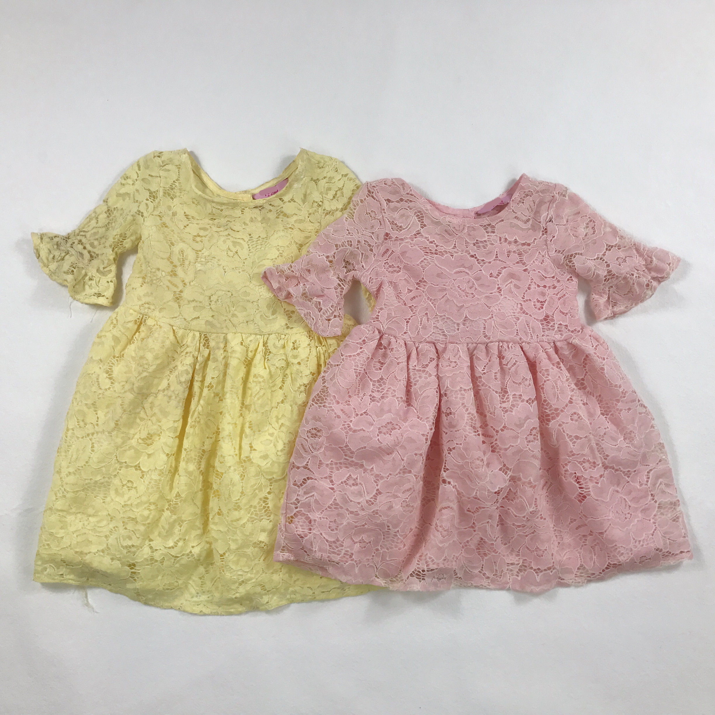 2-14岁外贸童裙女孩女童蕾丝喇叭袖公主宴会礼服连衣裙