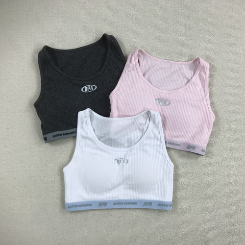 外贸童装日单女童针织内衣背心