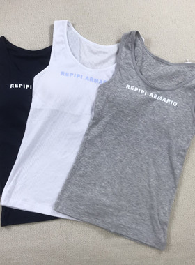 140-165外贸日系女孩少女中大童带胸垫学生背心t内衣