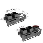 空铝吹太风卫机架生间收纳置物架牙刷吹风刷浴室牙架五金壁挂卫浴