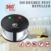 Pest 360度室内超声波驱鼠器 大功率 驱松鼠新款 Repeller 驱虫器