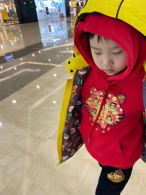 儿童连帽卫衣+卫裤可拆售