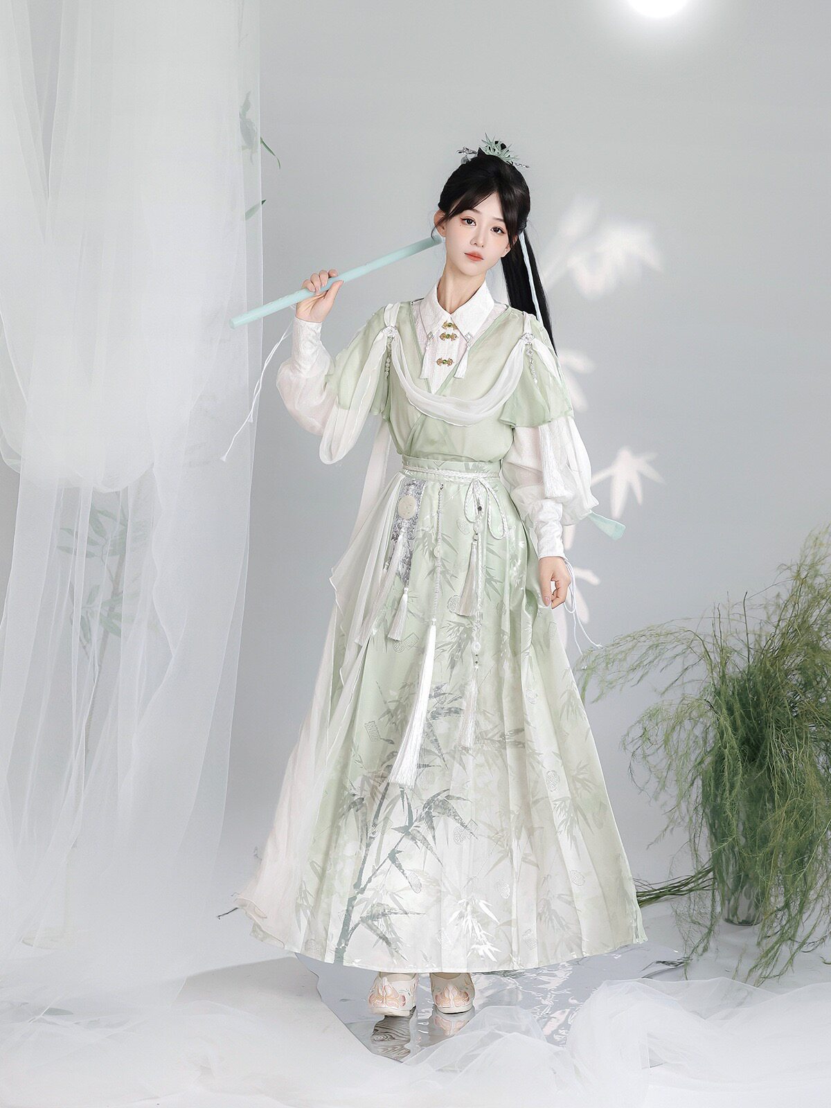 原创清风明月汉服女中国风汉元素