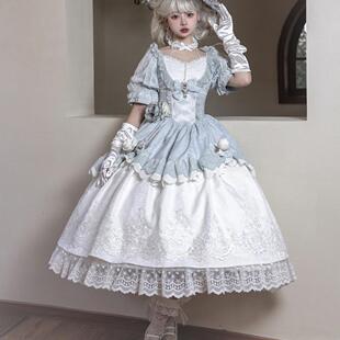 原创洛丽塔花嫁华丽款茶会重工法式op优雅洋装礼服Lolita连衣裙
