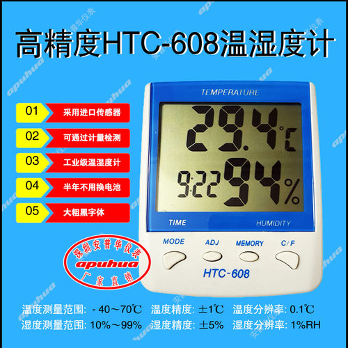 HTC-608温湿度计医院实验室药房
