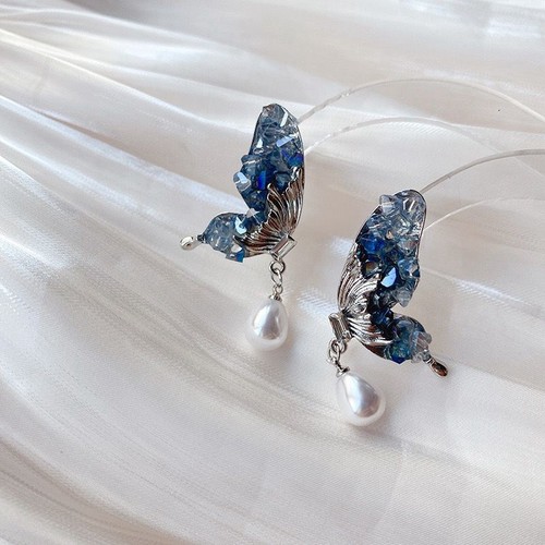 中古重工水晶耳夹蚊香盘