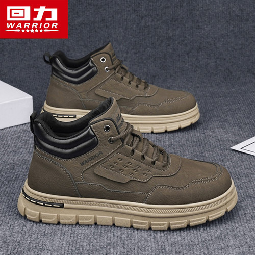 Warrior/回力正品新款工装马丁靴