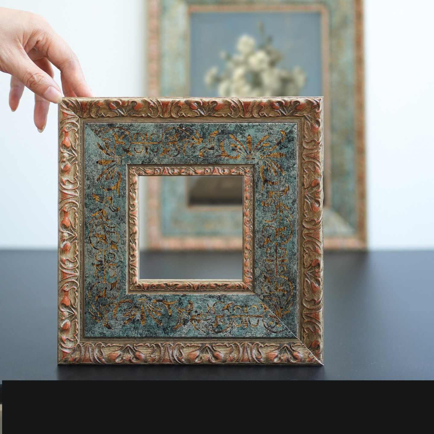 定制画框 欧式复古油画古典中古风雕画加宽高档定做大尺寸diy外框