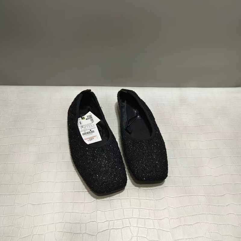 西班牙原单女鞋芭蕾鞋浅口方头