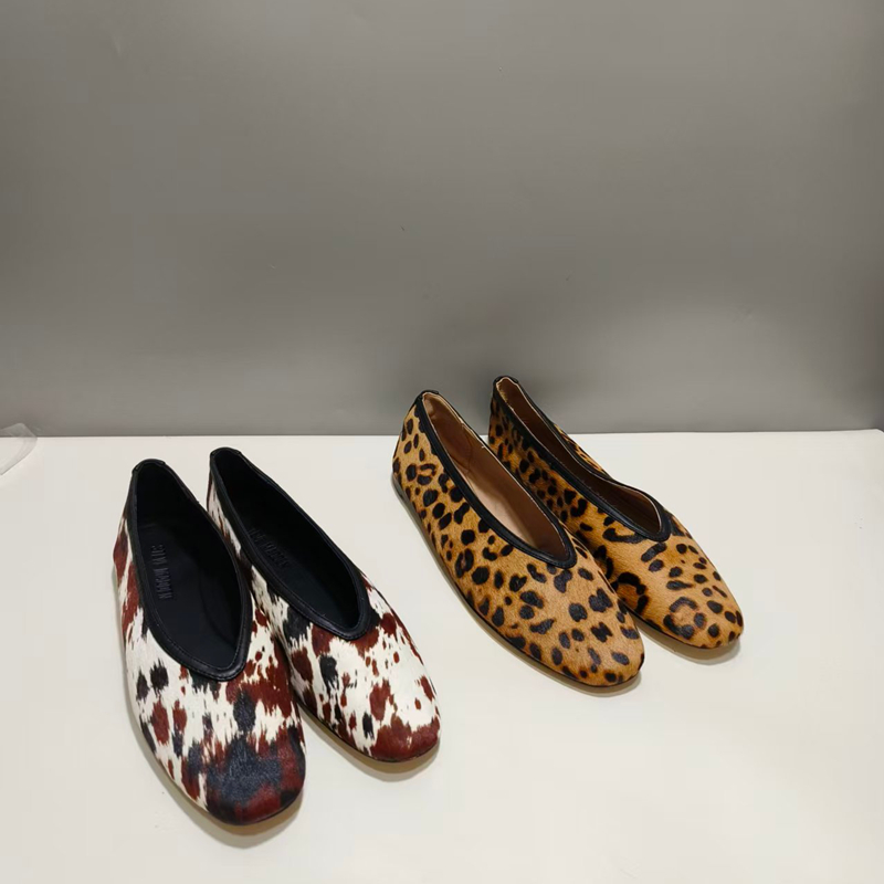 外贸原单女鞋2025新秋冬马毛