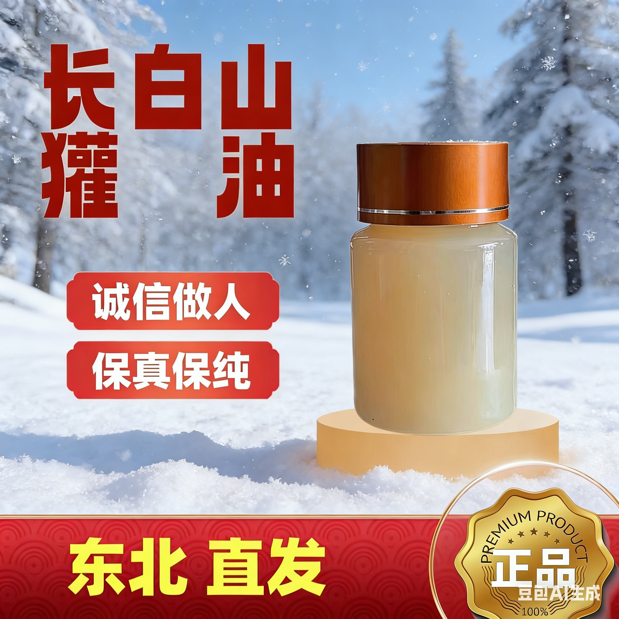 长白山外天然獾油纯正东北纯獾子油无添加欢子油烧欢油用伤250g
