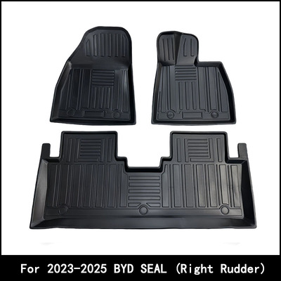 适用于比亚迪海豹BYD SEAL汽车脚垫右舵TPE环保耐磨防水脚垫外贸