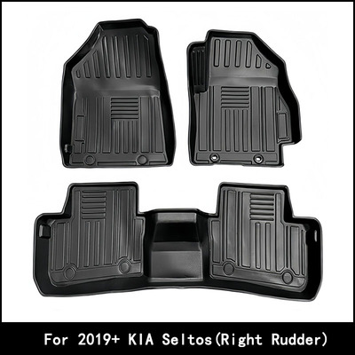 适用于19-25款起亚赛图斯KIA Seltos汽车脚垫右舵TPE环保脚垫外贸