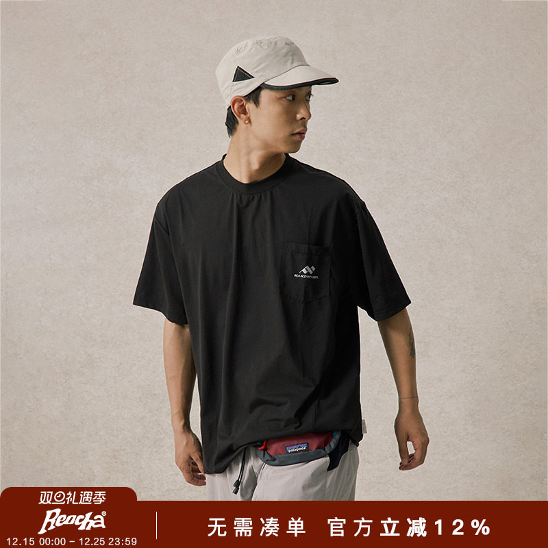 户外运动口袋印花短袖新品上新