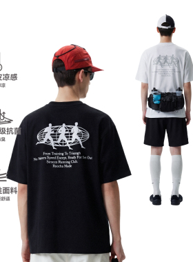 REOCHA热呈26夏季新款透气索罗娜短袖t恤男潮牌美式短袖t恤半袖男