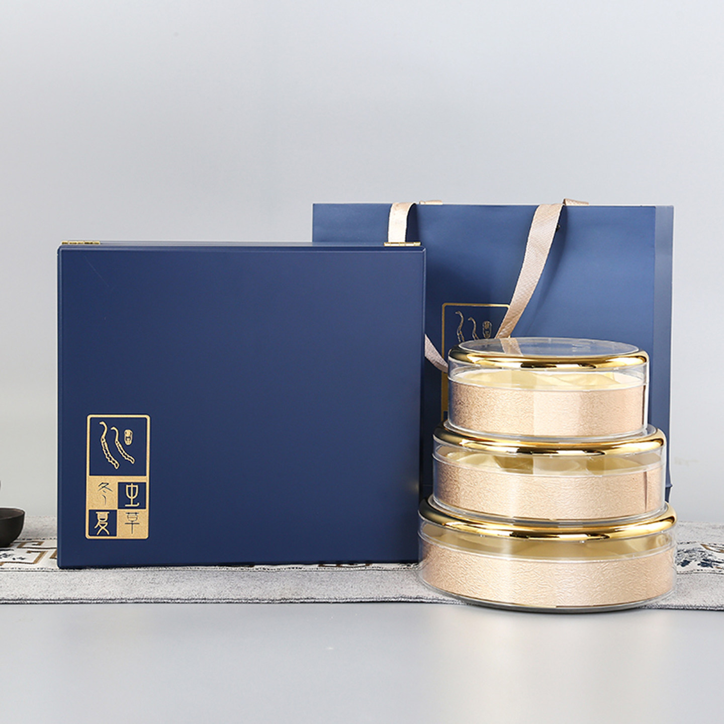 多尺寸多规格多内盒冬虫夏草礼盒