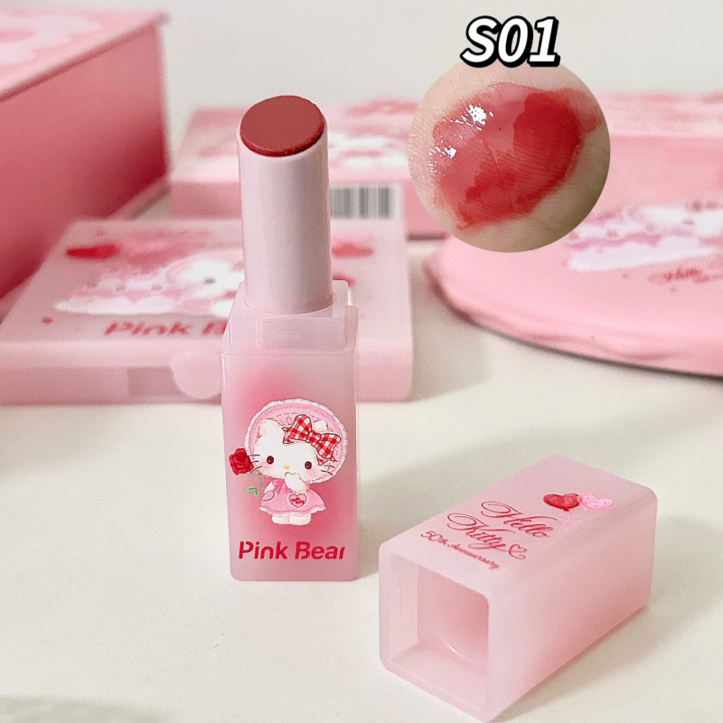 Hello Kitty Lipstick Gift Box Pinkbear S05 Lip Glaze - Taobao product photo 2