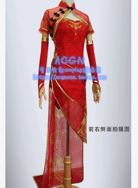 巡音cos服金丝雀cosplay中式古风旗袍裙