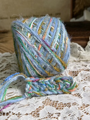 咿唔手混线-后花园复古油画色系钩针棒针编织毛线围巾帽子包包