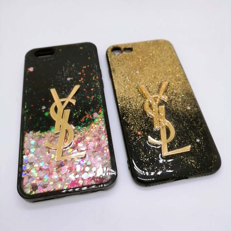 手工制作个性定制流沙壳姓名字母英文名定制小米华为iphone手机壳