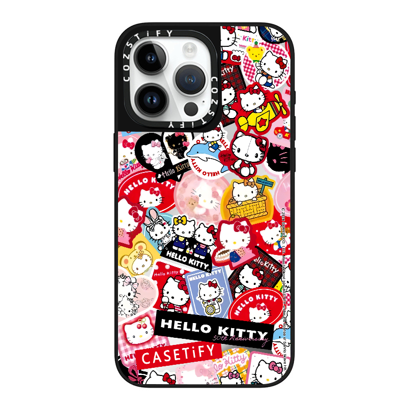 hellokitty职业贴纸适用cozstify手机壳苹果iPhone16promax手机壳15pro14磁吸13镜面12保护壳香港潮牌手机套