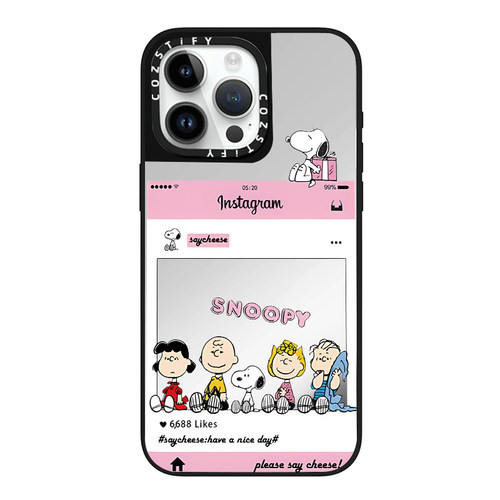 相框小人物史努比适用cozstify手机壳苹果iPhone16promax手机壳15pro14磁吸13镜面12保护壳香港潮牌手机保护