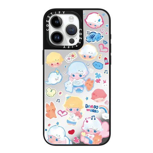 满印泡泡玛特彩虹云朵贴纸适用cozstify手机壳苹果iPhone16promax手机壳15pro14磁吸13镜面12保护壳香港潮牌