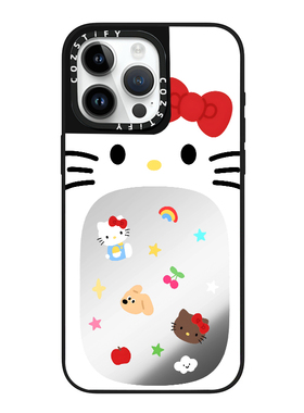 白色kt镂空适用cozstify手机壳苹果iPhone16promax手机壳15pro14磁吸13镜面12保护壳香港潮牌手机保护套