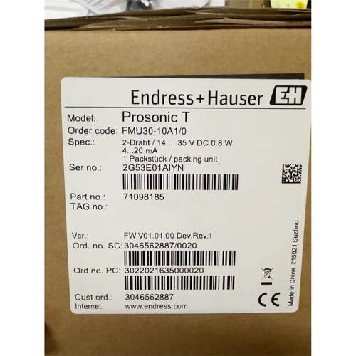 全新原装正品Endress+Hau